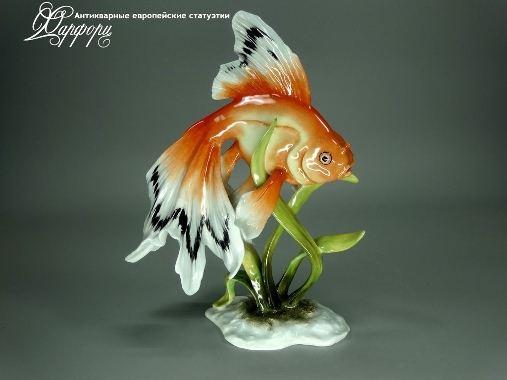 Купить фарфоровые статуэтки Rosenthal, Золотая рыбка, Германия